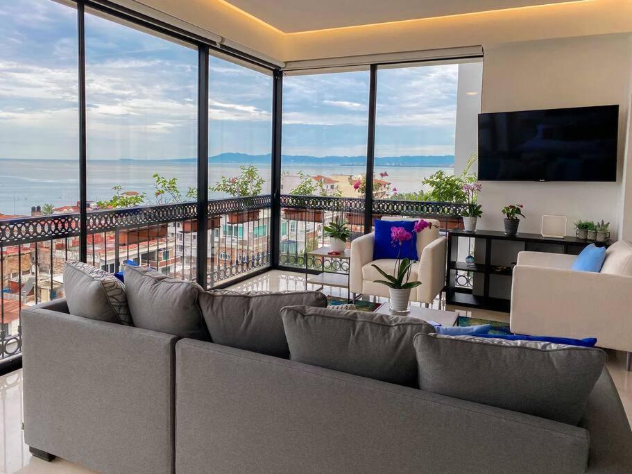 Luxury Oceanview Modern Condo Puerto Vallarta Eksteriør billede