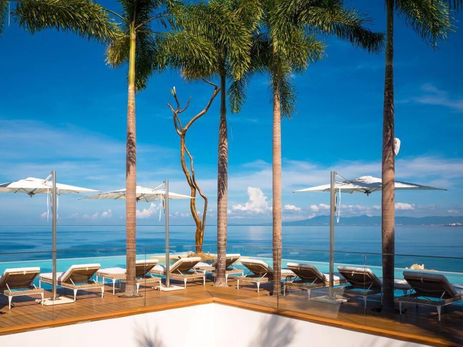 Luxury Oceanview Modern Condo Puerto Vallarta Eksteriør billede